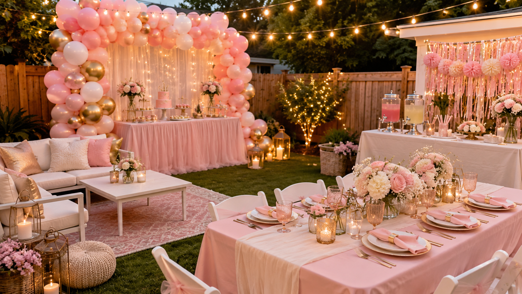 How to Throw an Amazing Sweet 16 Backyard Party on a Budget