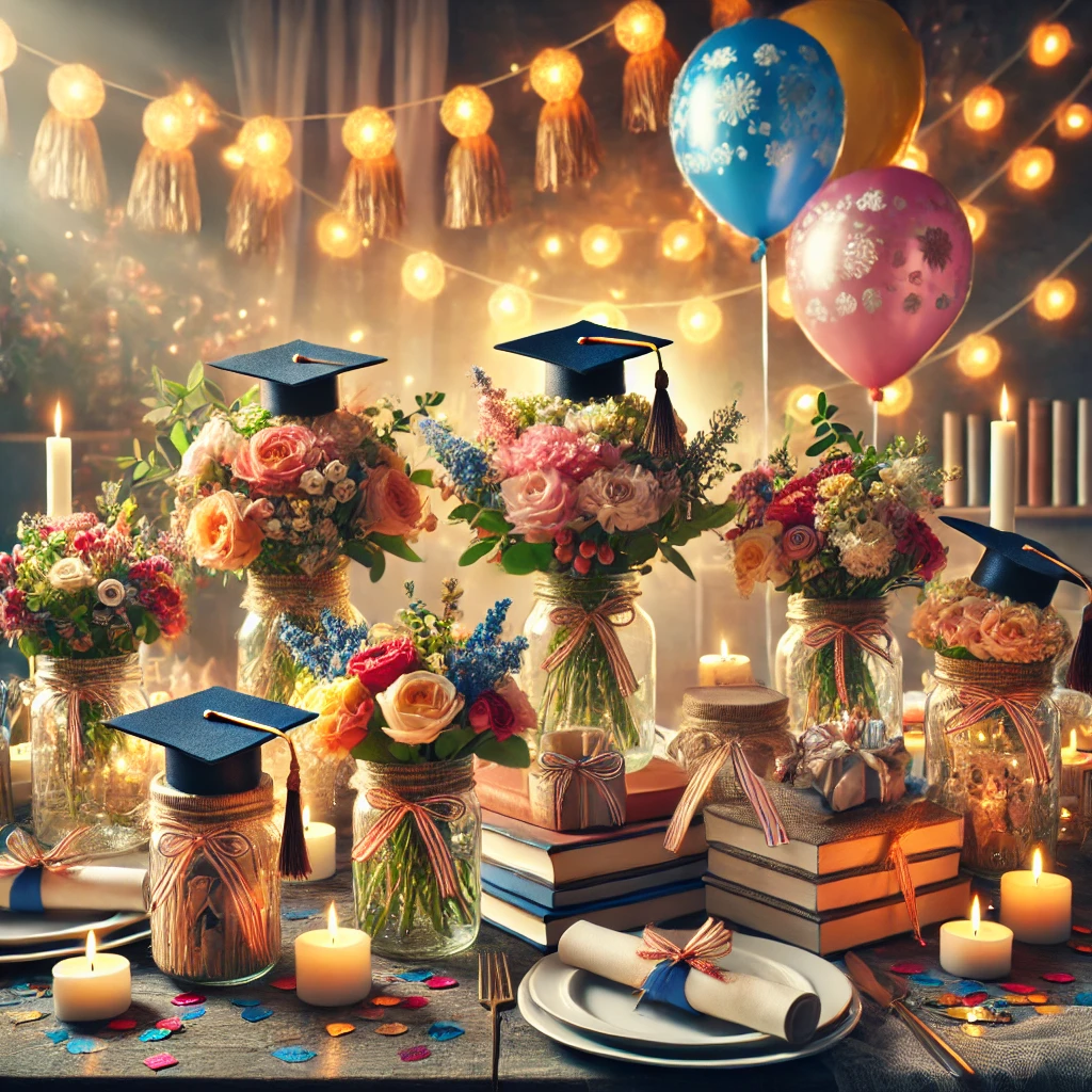 5 Easy-to-Make Graduation Party Centerpieces