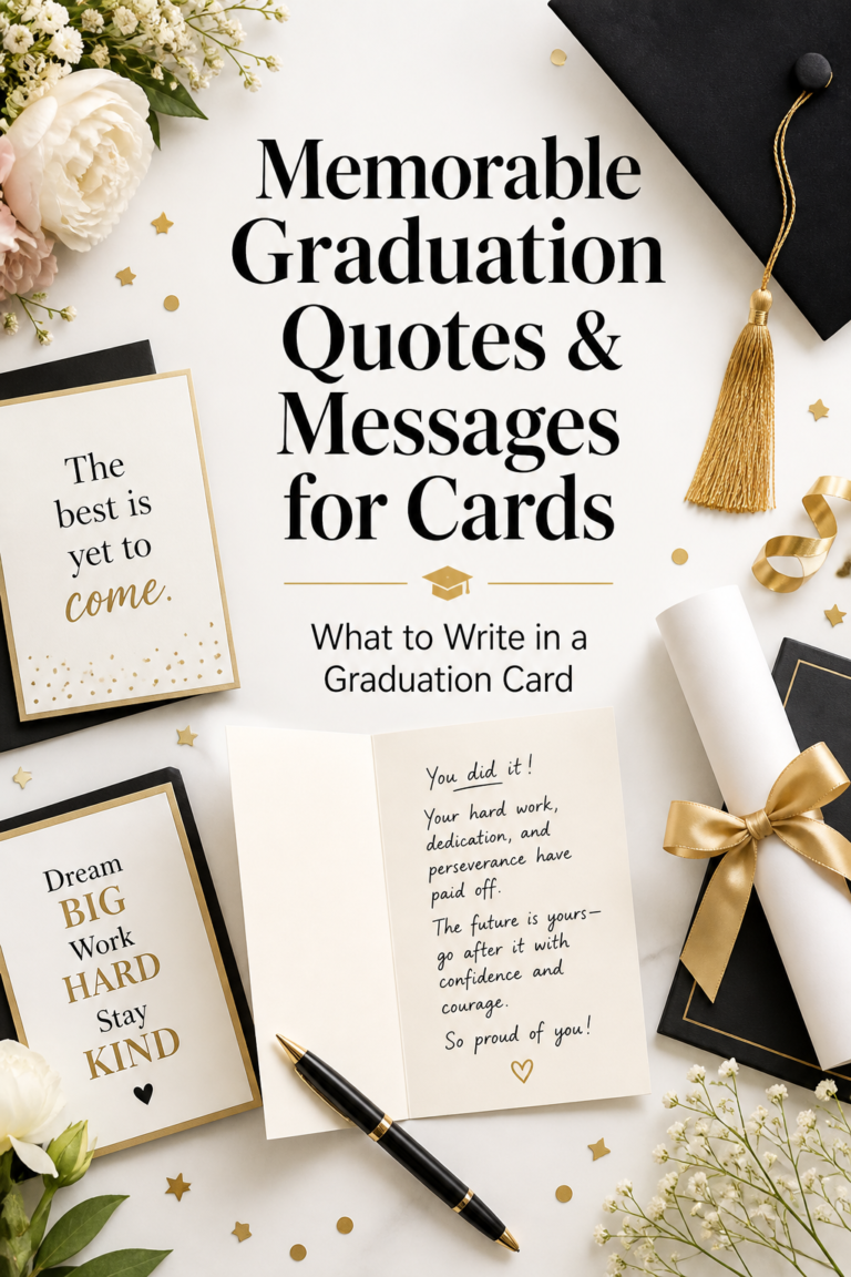 Memorable Graduation Quotes and Messages for Cards