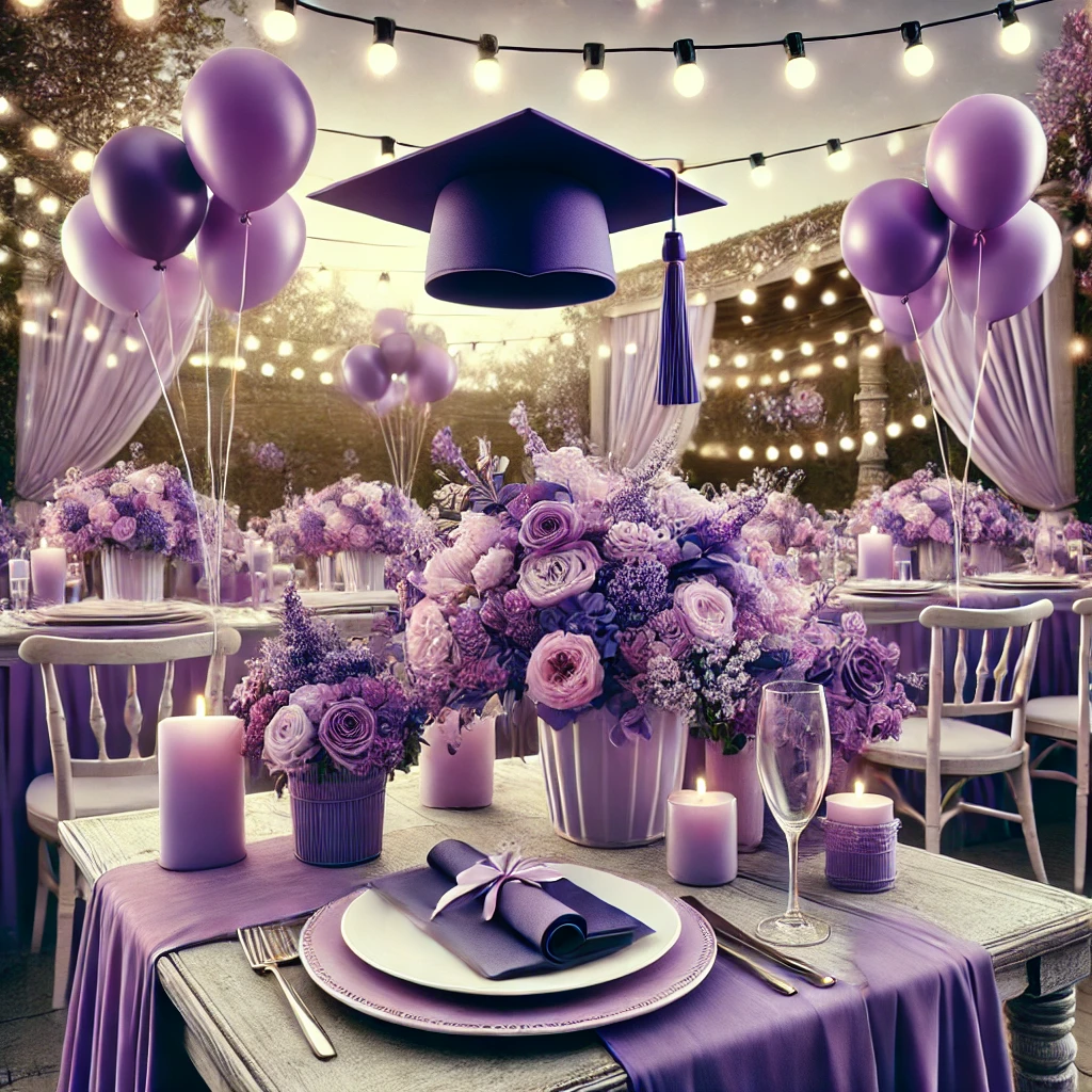 Purple Graduation Party Ideas