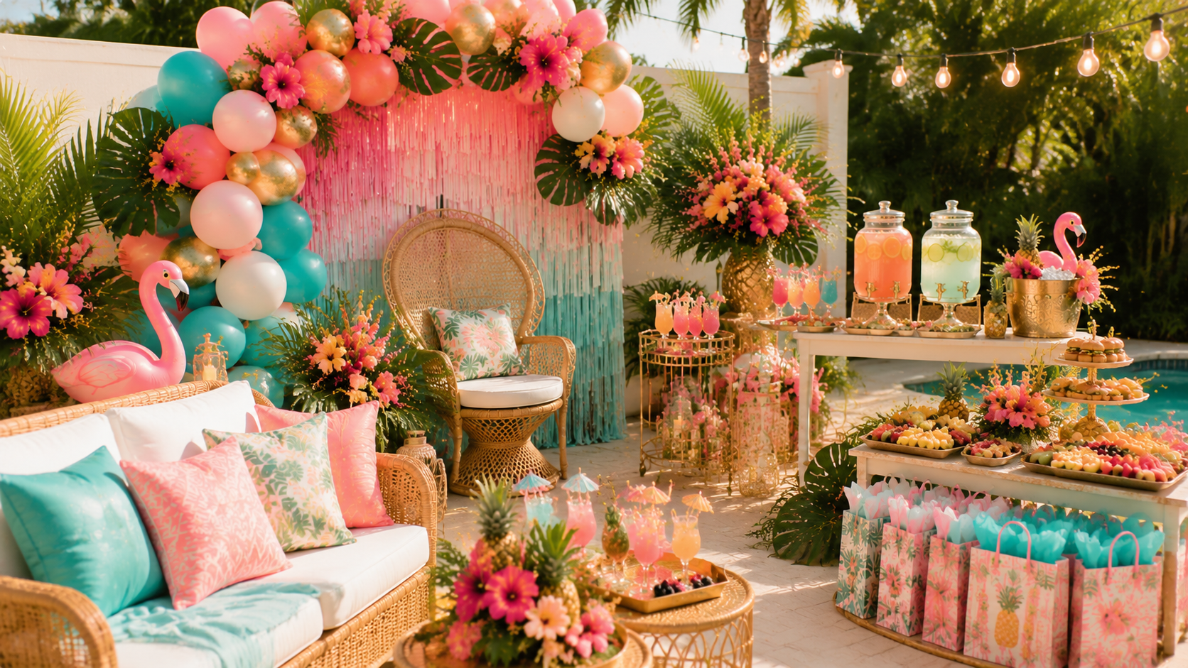 How to Throw a Bachelorette Tropical Theme Party – A Paradise-Inspired Celebration