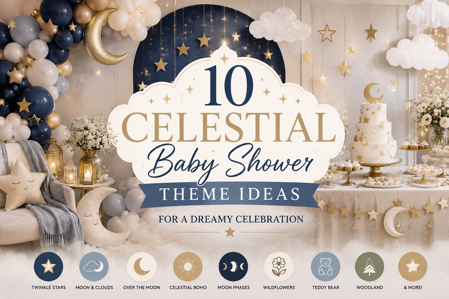 10 Celestial Baby Shower Theme Ideas for a Dreamy Celebration