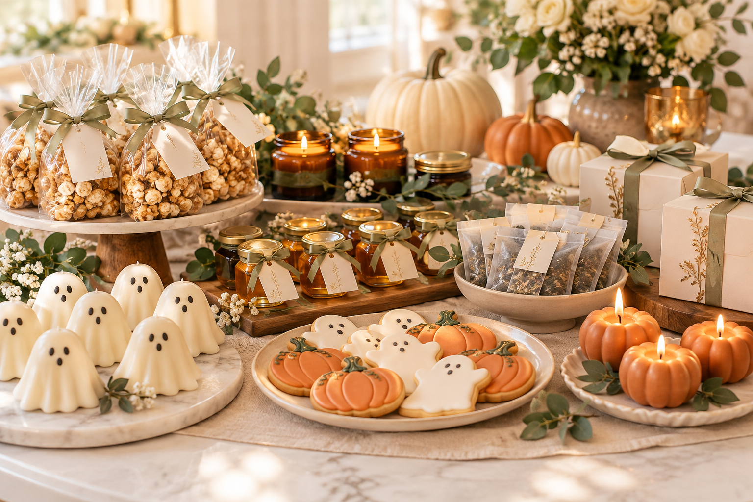 Adorable Party Favors for a Halloween Baby Shower