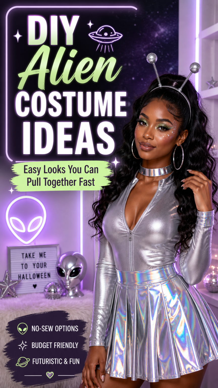 DIY Alien Costume Ideas: Shine Bright This Halloween
