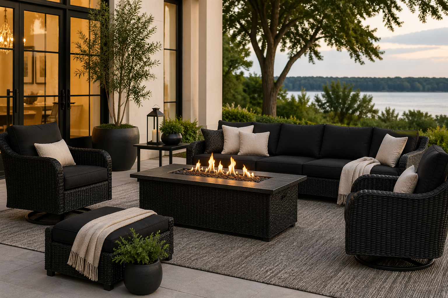 Black Wicker Outdoor Furniture Ideas That Instantly Elevate Your Patio