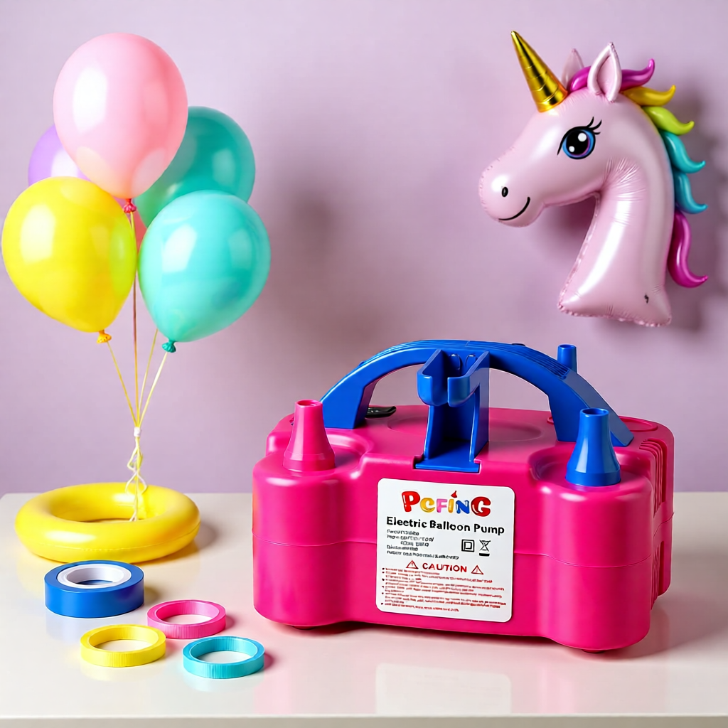 Electric balloon pump for party decorating