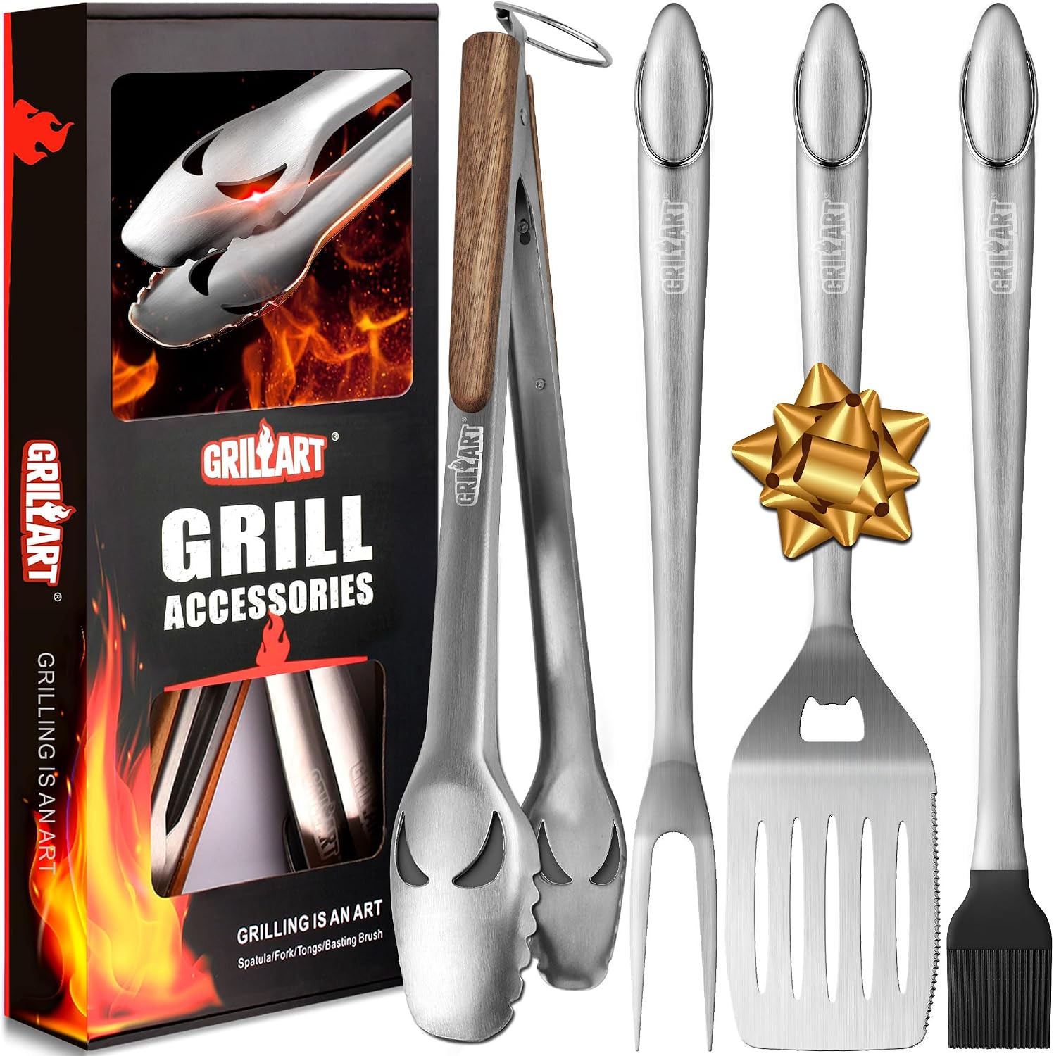 Outdoor grilling essential for a backyard fishing birthday cookout