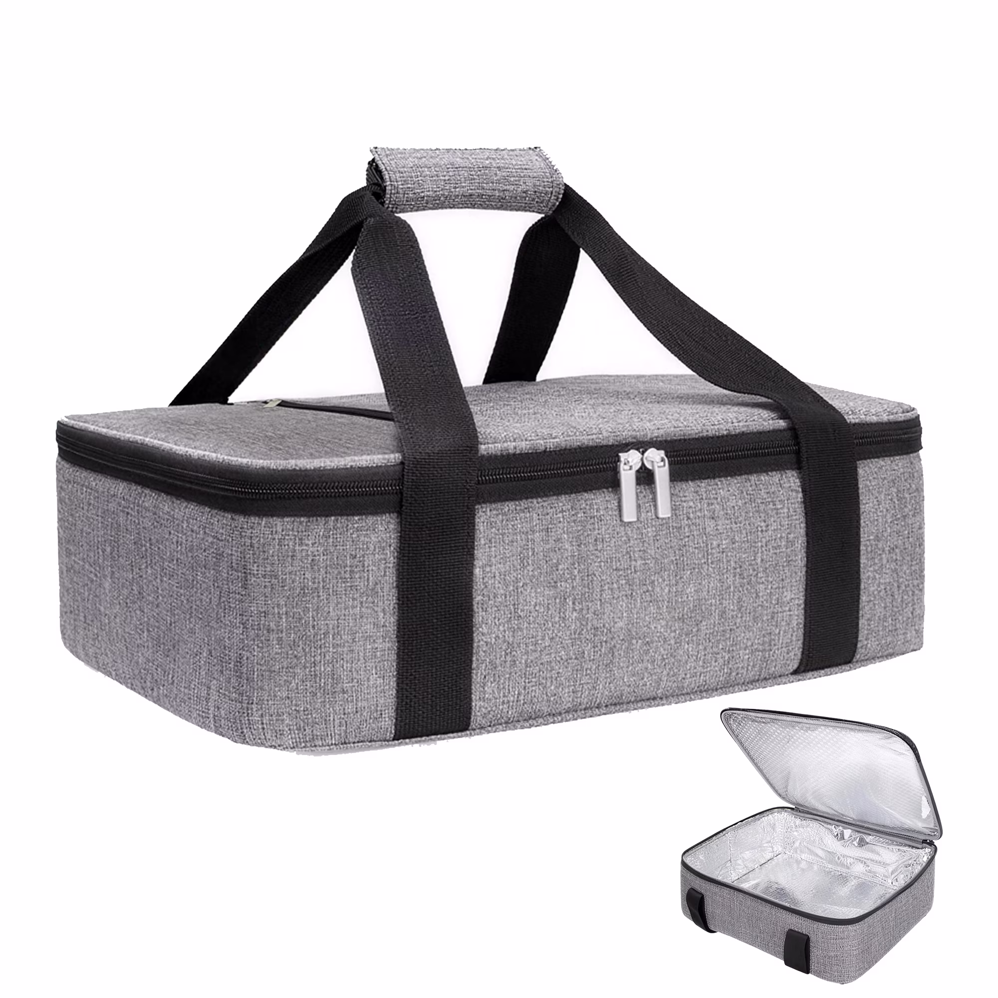 Insulated casserole carrier for transporting party food