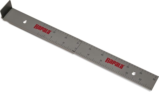 Fish measuring ruler for a friendly fishing birthday tournament