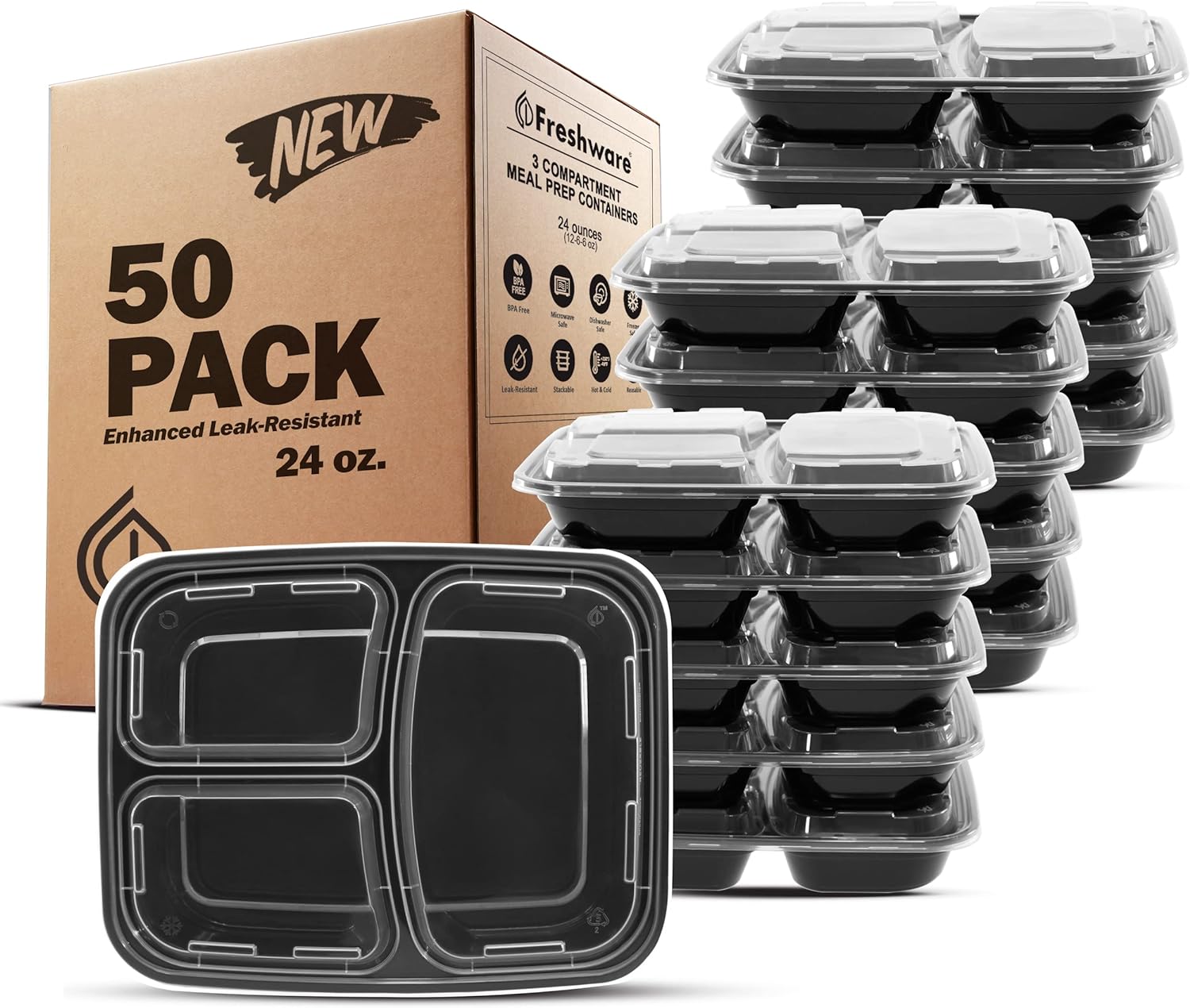 Airtight food-storage containers for make-ahead baby shower foods