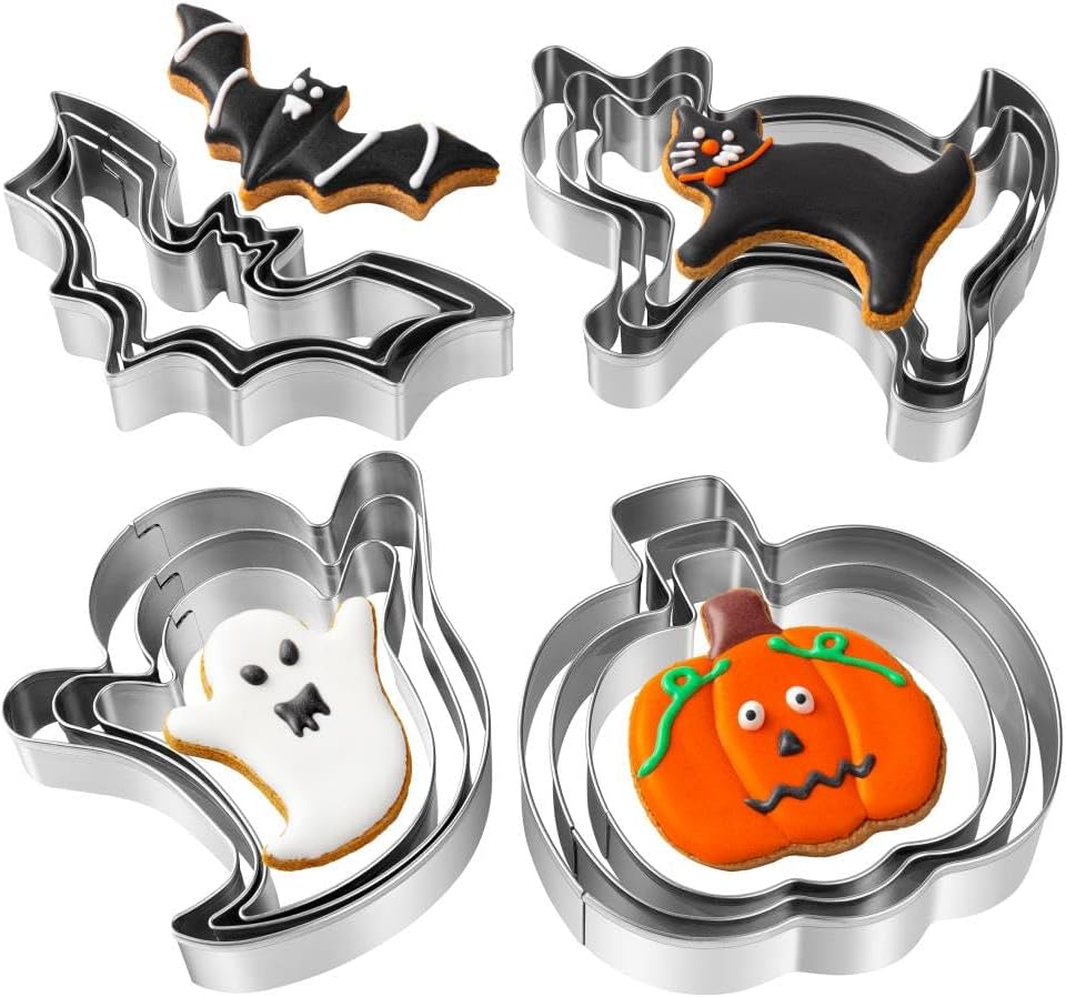 Ghost cookie cutters for Halloween baby shower favors
