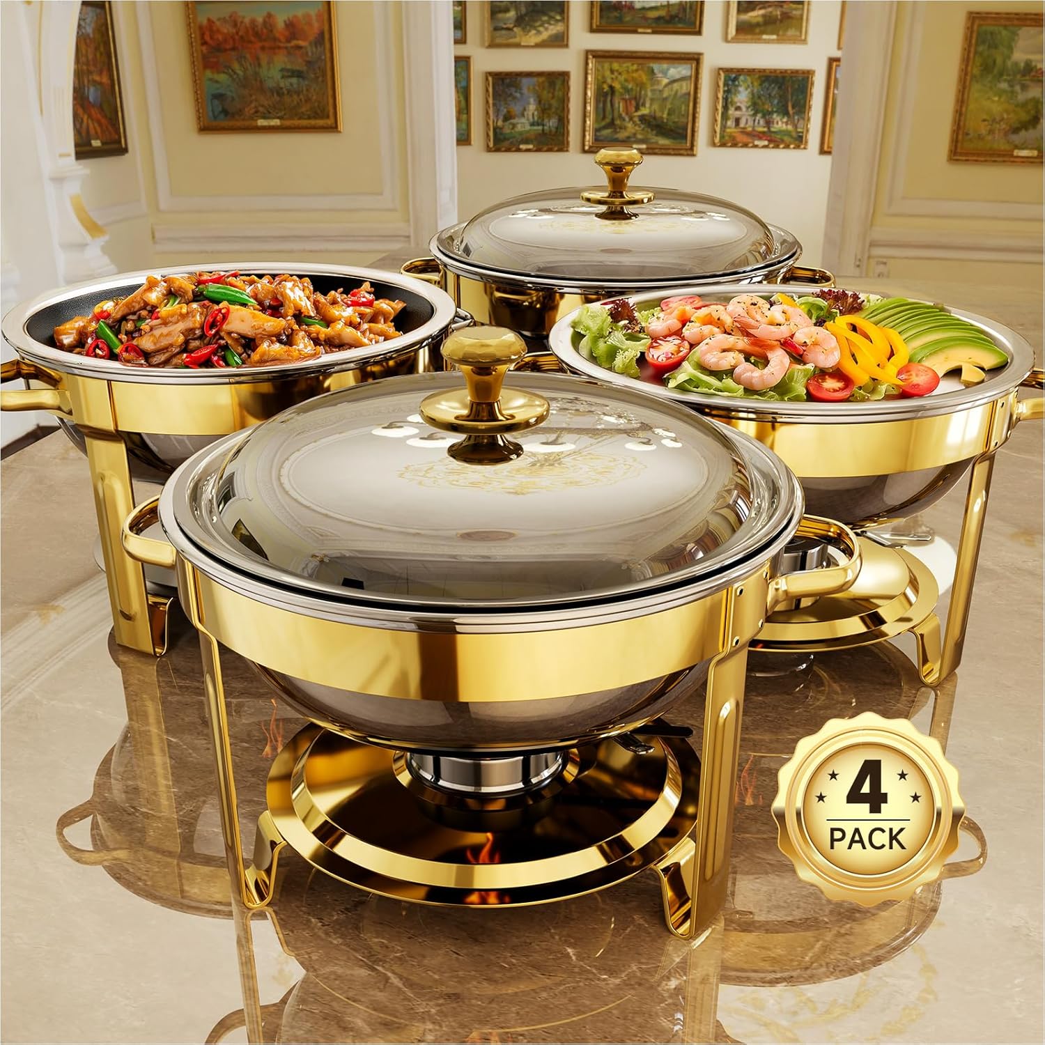 Warming tray for serving hot baby shower foods