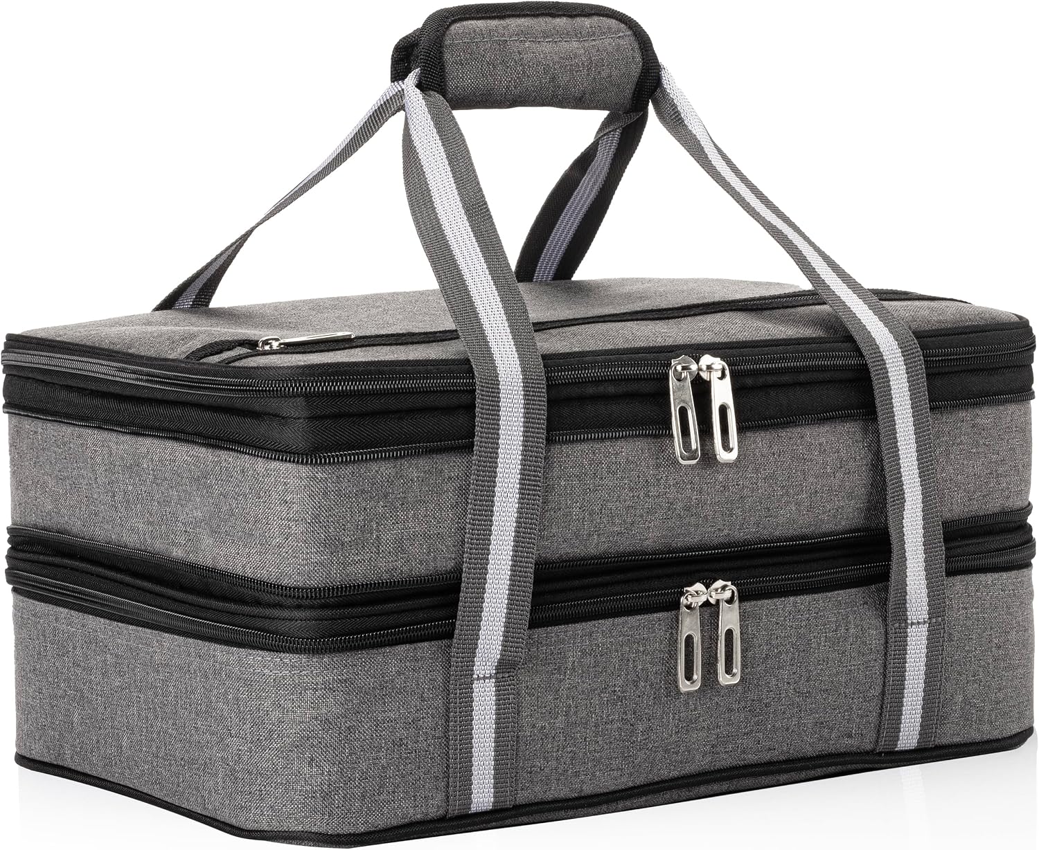 Insulated food carrier for transporting baby shower dishes