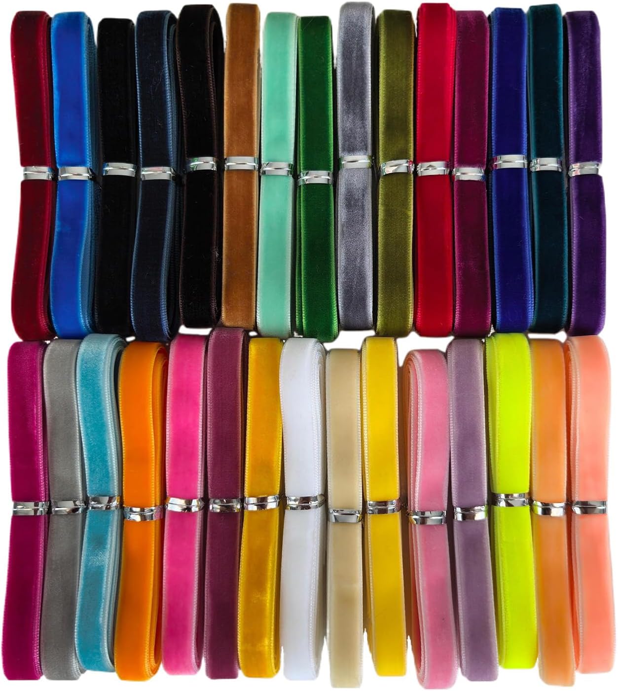 Velvet ribbon for elegant Halloween baby shower favors