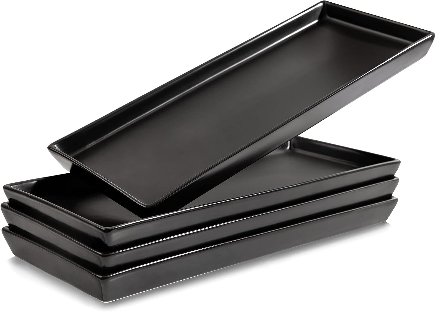 Decorative serving trays for displaying baby shower favors