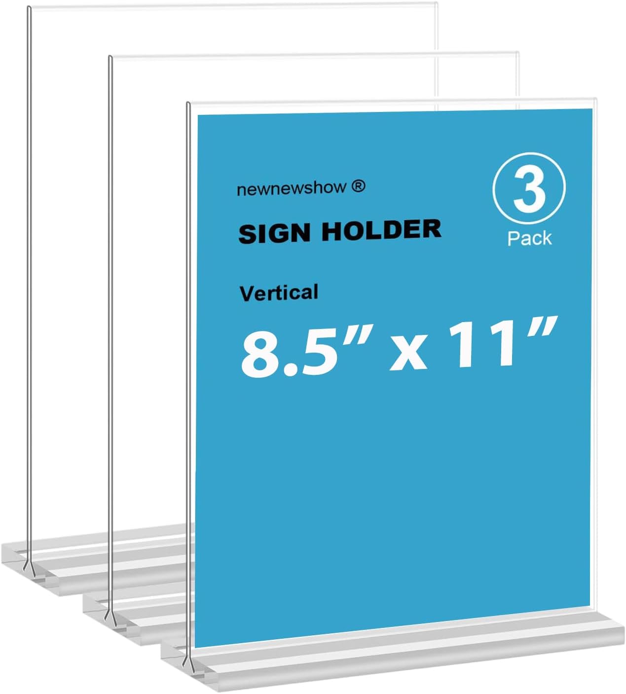 Tabletop sign holder for a baby shower favor sign